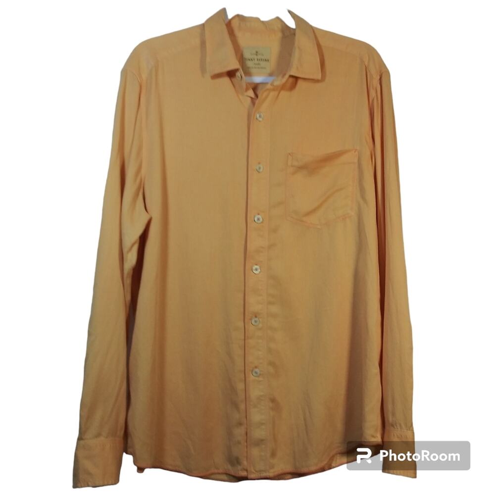 Tommy Bahama Island Crafted Casual Long Sleeve Button Up Shirt Size M